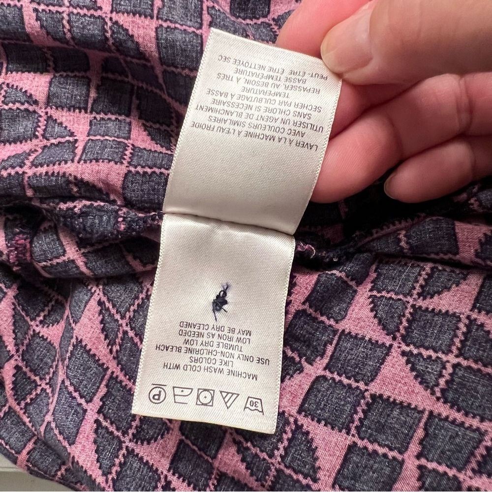 Anthropologie Maeve Karsten Geo Patterned Jumpsuit Harem Jogger Pants Size Small - Picture 4 of 8